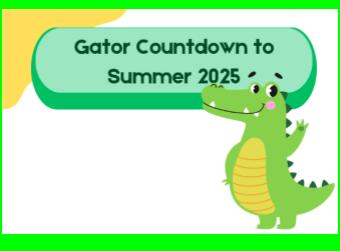  GATOR Countdown is Next Week/ La cuenta regresiva de GATOR es la próxima semana